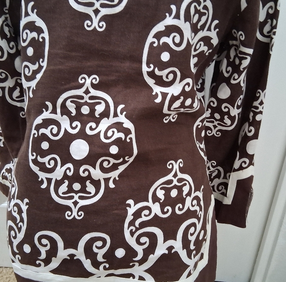 Style & Co. Linen Print Tunic Size 6 - Picture 8 of 12
